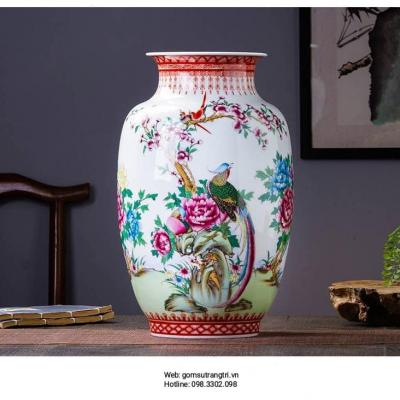 BÌNH VẼ TAY HỌA TIẾT PHƯỢNG HOÀNG